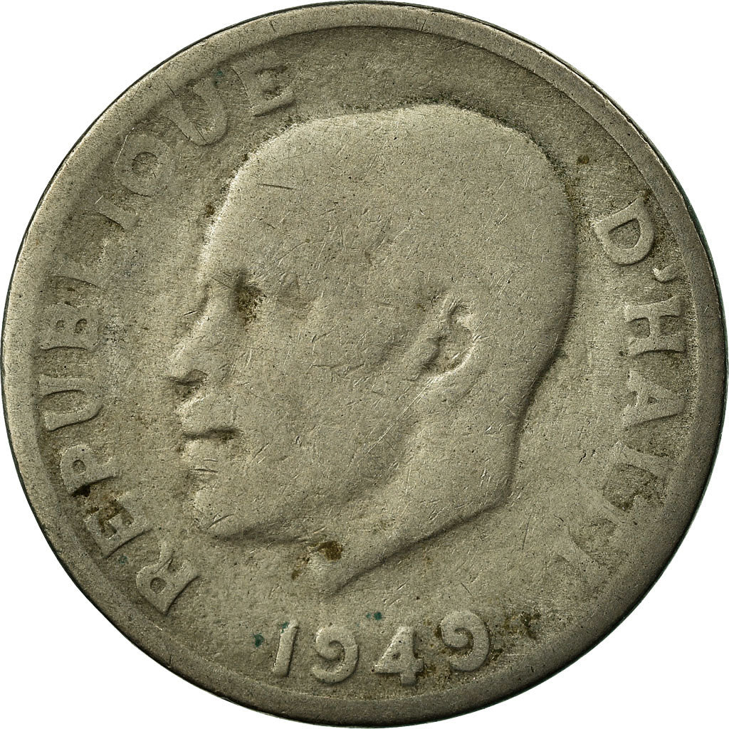 Monnaie, Haïti, 10 Centimes, 1949, B+, Copper-nickel, KM:58