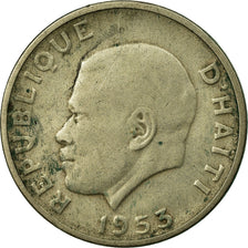 Coin, Haiti, 5 Centimes, 1953, VF(30-35), Copper-Nickel-Zinc, KM:59