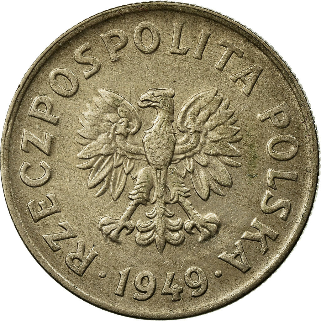 Munten, Polen, 50 Groszy, 1949, Kremnica, ZF, Copper-nickel, KM:44