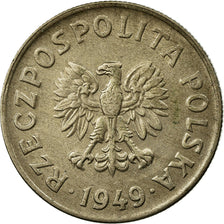 Munten, Polen, 50 Groszy, 1949, Kremnica, ZF, Copper-nickel, KM:44