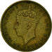 Coin, Jamaica, George VI, 1/2 Penny, 1945, EF(40-45), Nickel-brass, KM:31