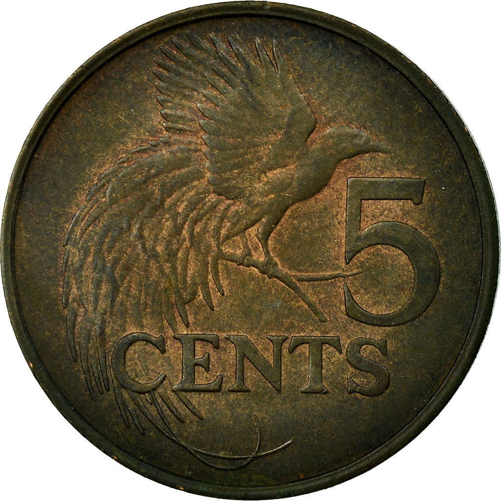 Coin, TRINIDAD & TOBAGO, 5 Cents, 1979, EF(40-45), Bronze, KM:30