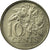 Moneta, TRYNIDAD I TOBAGO, 10 Cents, 1977, EF(40-45), Miedź-Nikiel, KM:31
