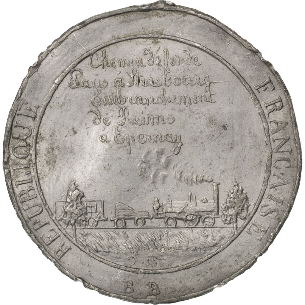 Embranchement de Reims à la ligne de chemin de fer Paris-Strasbourg, Médaille