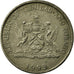 Monnaie, TRINIDAD & TOBAGO, 25 Cents, 1993, TTB, Copper-nickel, KM:32