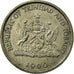 Coin, TRINIDAD & TOBAGO, 10 Cents, 1990, EF(40-45), Copper-nickel, KM:31
