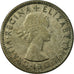 Moeda, Austrália, Elizabeth II, Florin, 1954, Melbourne, EF(40-45), Prata