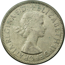 Coin, Australia, Elizabeth II, Florin, 1959, Melbourne, EF(40-45), Silver, KM:60