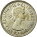 Coin, Australia, Elizabeth II, Sixpence, 1962, Melbourne, EF(40-45), Silver