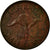 Moneda, Australia, George VI, 1/2 Penny, 1948, BC+, Bronce, KM:41