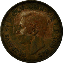 Moneta, Australia, George VI, 1/2 Penny, 1939, Melbourne, MB+, Bronzo, KM:35