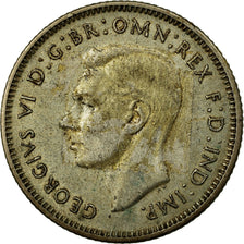 Coin, Australia, George VI, Shilling, 1944, EF(40-45), Silver, KM:39