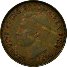 Coin, Australia, George VI, 1/2 Penny, 1949, EF(40-45), Bronze, KM:42