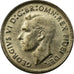 Coin, Australia, George VI, Threepence, 1949, EF(40-45), Silver, KM:44