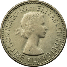 Coin, Great Britain, Elizabeth II, Shilling, 1953, EF(40-45), Copper-nickel