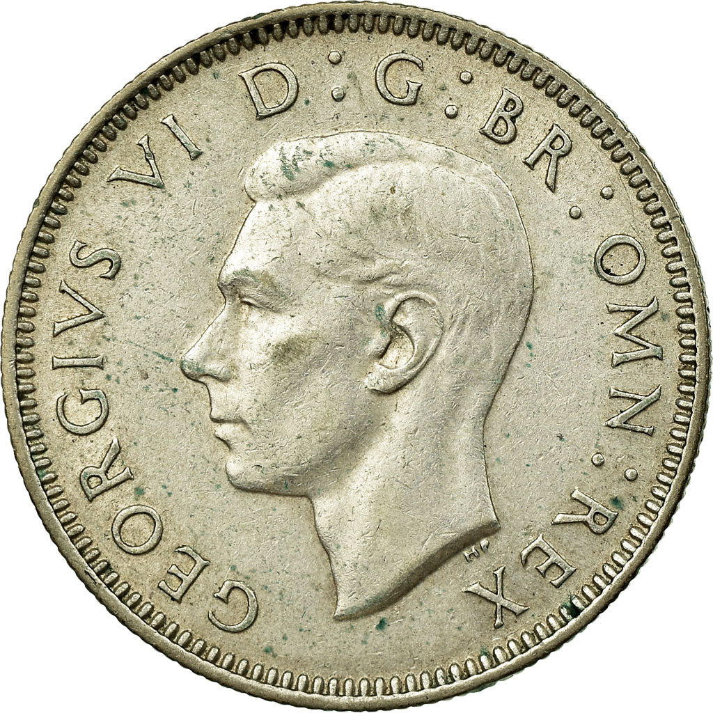 Coin, Great Britain, George VI, Shilling, 1944, EF(40-45), Silver, KM:854