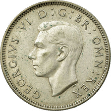 Coin, Great Britain, George VI, Shilling, 1944, EF(40-45), Silver, KM:854
