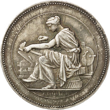 FRANCE, Business & industry, Second French Empire, Medal, AU(55-58), Silver,...