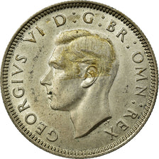 Coin, Great Britain, George VI, Shilling, 1945, EF(40-45), Silver, KM:853