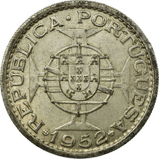 Coin, Mozambique, 20 Escudos, 1952, EF(40-45), Silver, KM:80