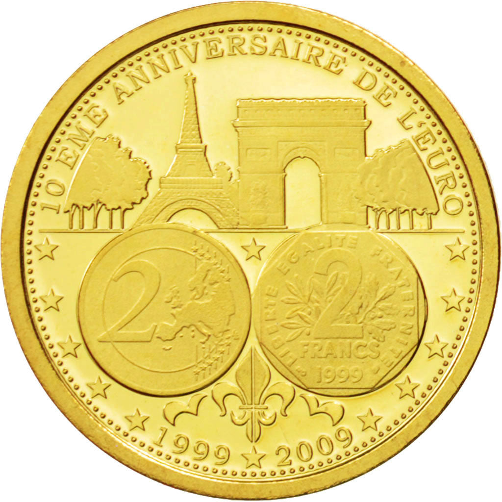 France, Medal, The Fifth Republic, History, MS(65-70), Gold