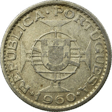 Coin, Mozambique, 10 Escudos, 1960, EF(40-45), Silver, KM:79