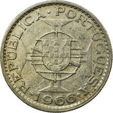 Moeda, Moçambique, 10 Escudos, 1966, EF(40-45), Prata, KM:79a
