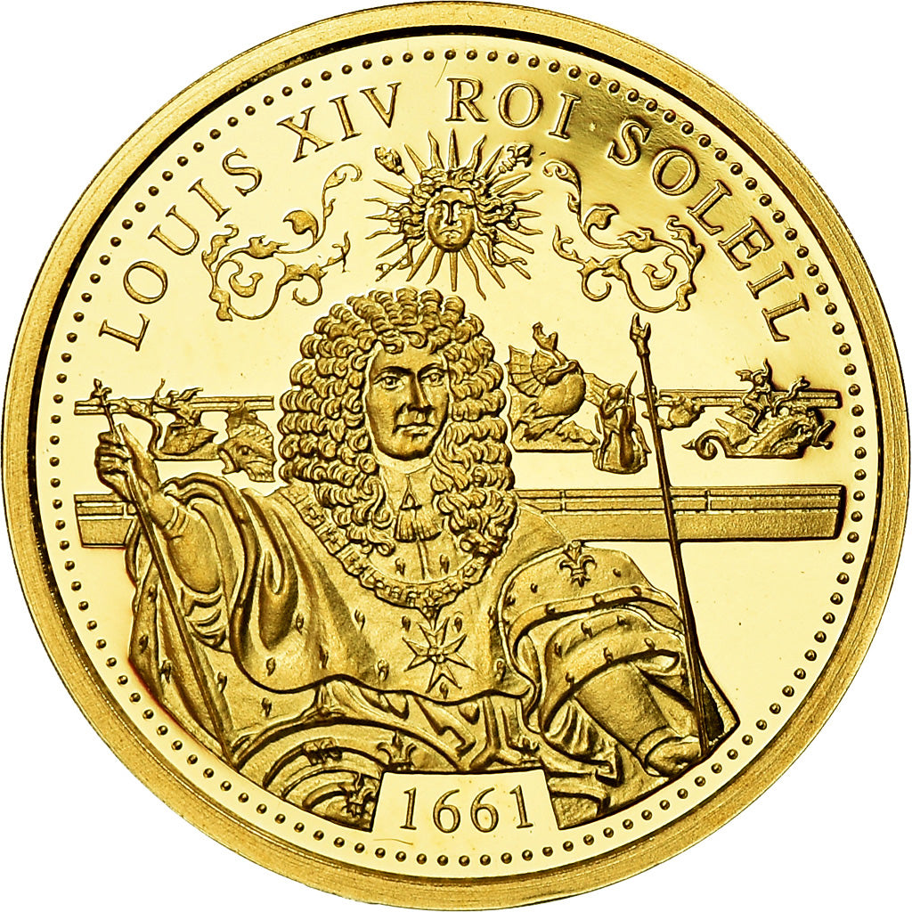 France, Medal, The Fifth Republic, History, MS(65-70), Gold