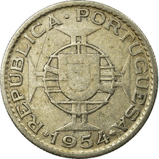 Monnaie, Mozambique, 10 Escudos, 1954, TB+, Argent, KM:79