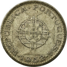 Coin, Mozambique, 10 Escudos, 1952, VF(30-35), Silver, KM:79