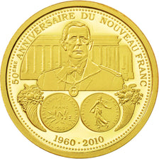France, Medal, French Fifth Republic, History, MS(65-70), Gold