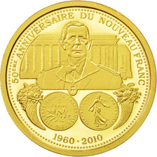 Frankreich, Medal, French Fifth Republic, History, STGL, Gold