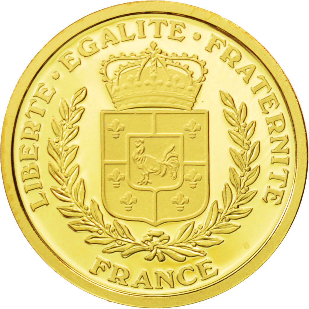 France, Medal, French Fifth Republic, History, MS(65-70), Gold
