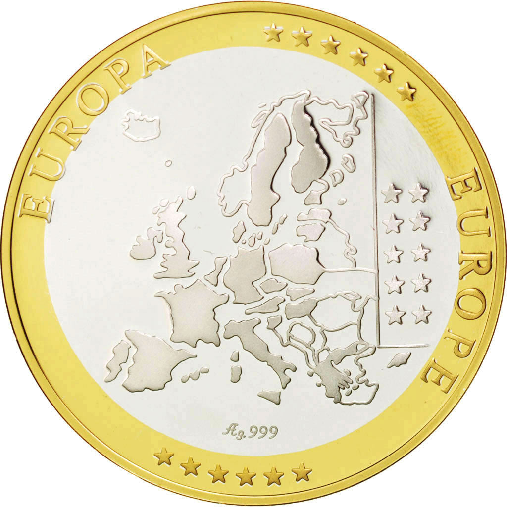 FRANCE, History, The Fifth Republic, Medal, MS(63), Silver, 20.10