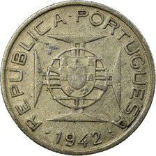 Coin, Mozambique, 2-1/2 Escudos, 1942, EF(40-45), Silver, KM:68