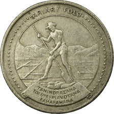 Coin, Madagascar, 10 Francs, 2 Ariary, 1978, Paris, EF(40-45), Aluminum-Bronze