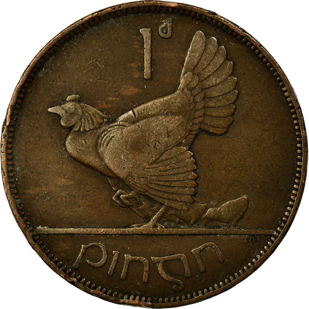 Coin, IRELAND REPUBLIC, Penny, 1933, EF(40-45), Bronze, KM:3