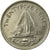 Moneta, Bahamy, Elizabeth II, 25 Cents, 1981, Franklin Mint, EF(40-45), Nikiel