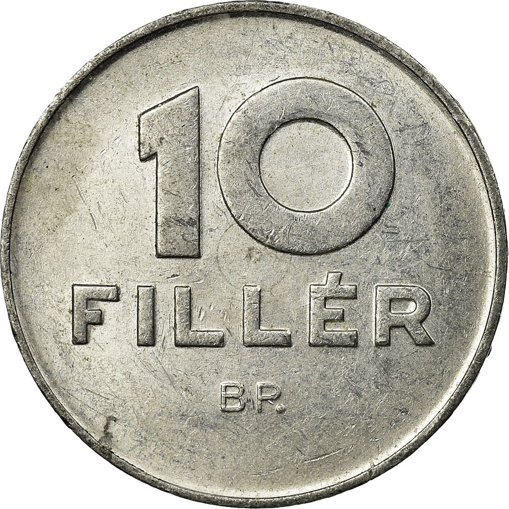 Munten, Hongarije, 10 Filler, 1981, Budapest, ZF, Aluminium, KM:572