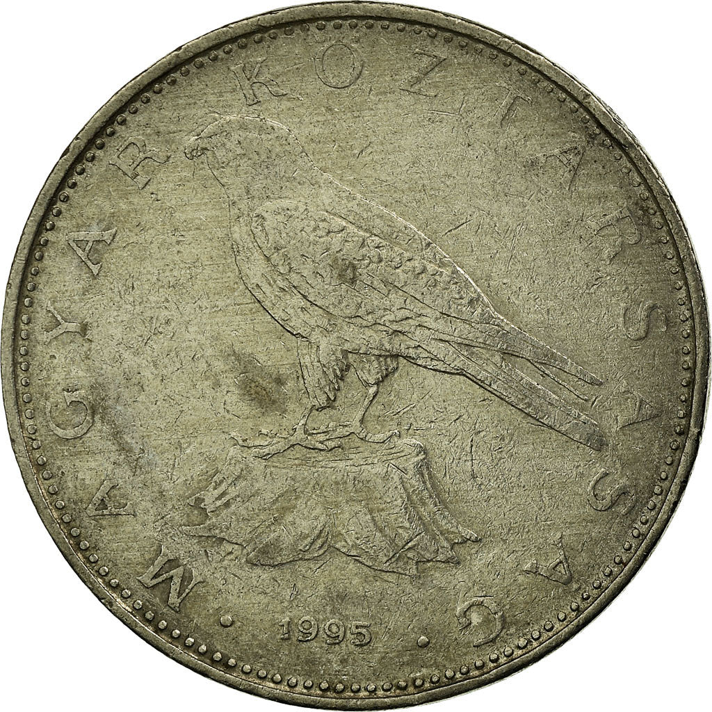 Munten, Hongarije, 50 Forint, 1995, Budapest, FR+, Copper-nickel, KM:697