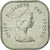 Coin, East Caribbean States, Elizabeth II, 2 Cents, 1989, EF(40-45), Aluminum