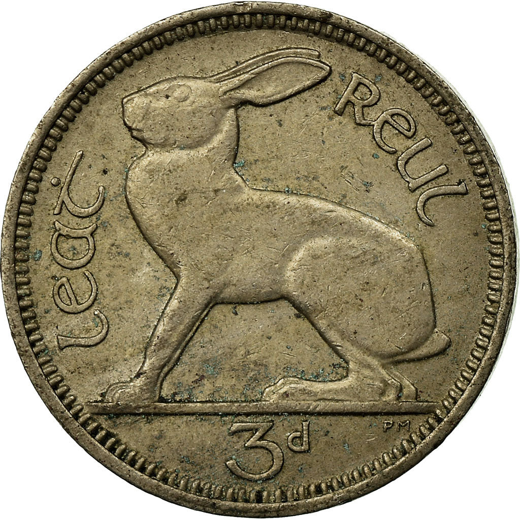 Monnaie, IRELAND REPUBLIC, 3 Pence, 1965, TTB, Copper-nickel, KM:12a
