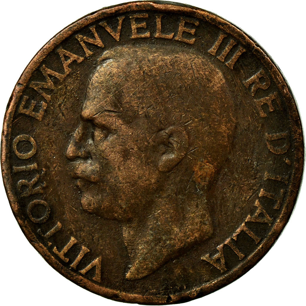 Munten, Italië, Vittorio Emanuele III, 10 Centesimi, 1923, Rome, FR, Bronze
