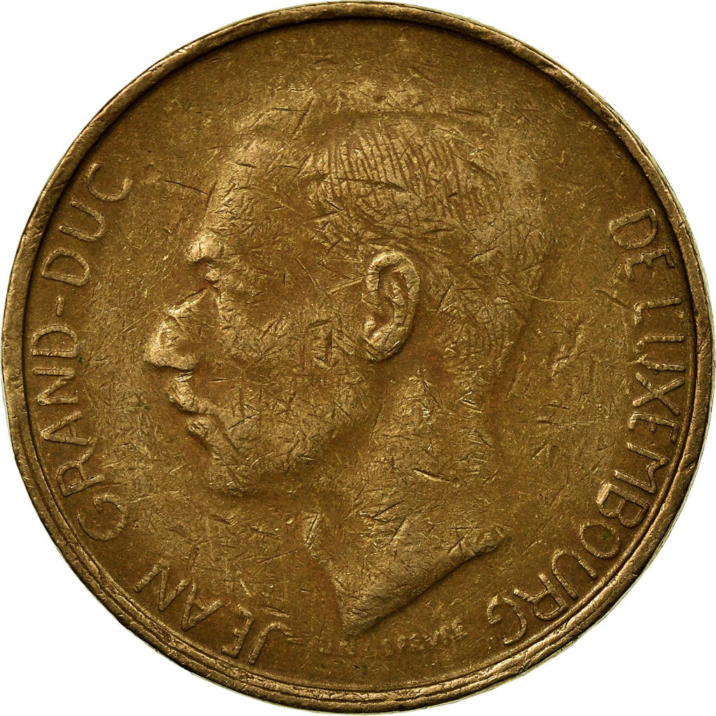 Moneta, Lussemburgo, Jean, 20 Francs, 1990, BB, Alluminio-bronzo, KM:67