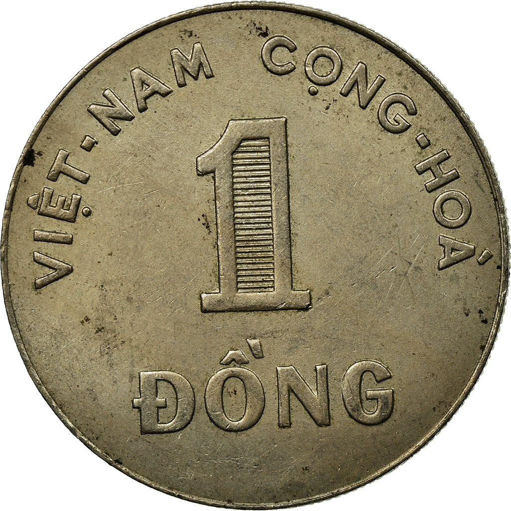 Moneta, Wietnam, STATE OF SOUTH VIET NAM, Dong, 1964, EF(40-45), Miedź-Nikiel