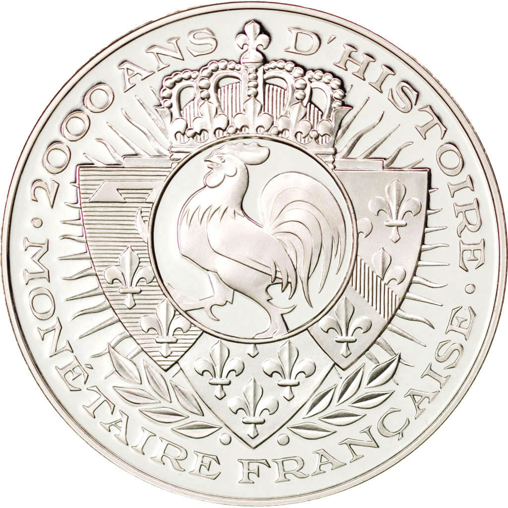 France, Medal, The Fifth Republic, History, MS(65-70), Silver