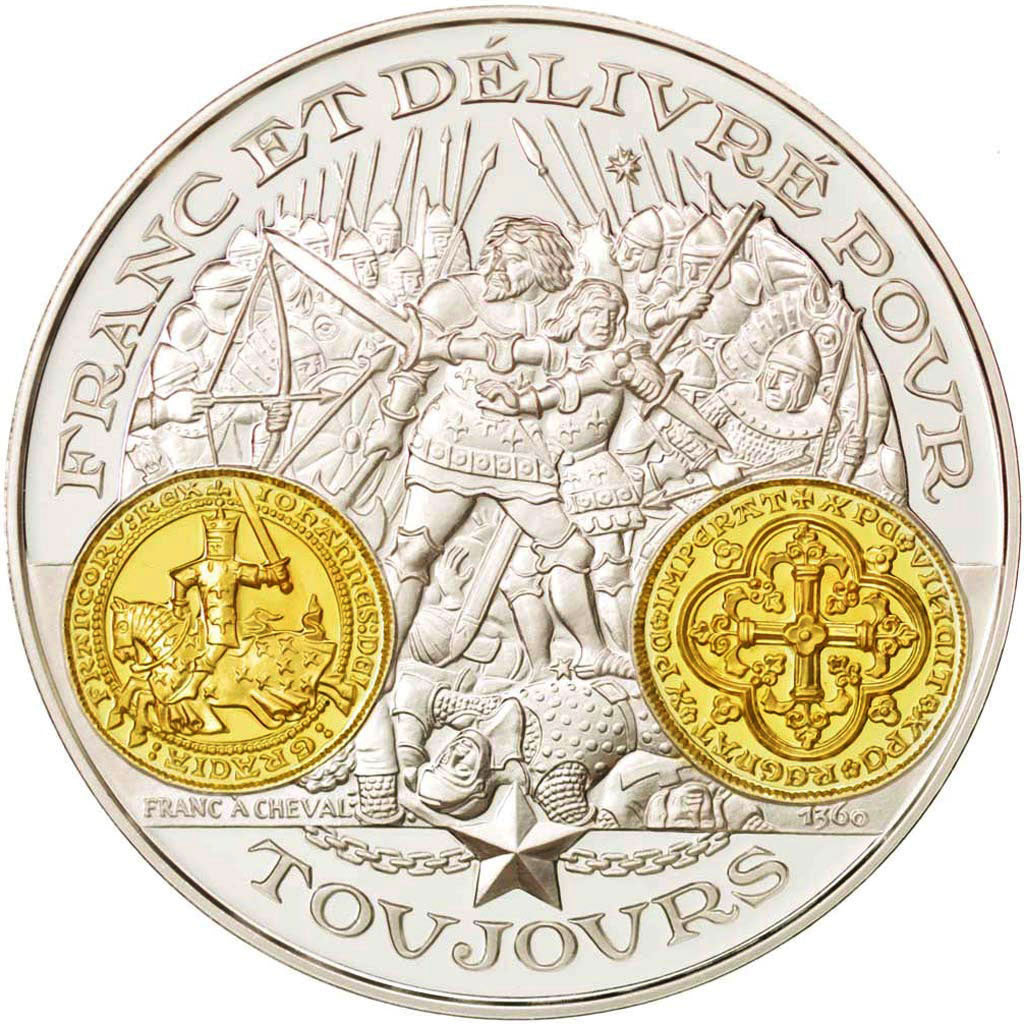 FRANCE, History, The Fifth Republic, Medal, MS(65-70), Silver, 40, 20.00
