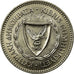 Coin, Cyprus, 50 Mils, 1971, AU(55-58), Copper-nickel, KM:41