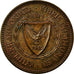 Coin, Cyprus, 5 Mils, 1971, EF(40-45), Bronze, KM:39