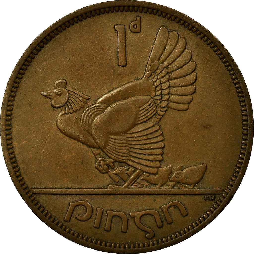 Coin, IRELAND REPUBLIC, Penny, 1952, EF(40-45), Bronze, KM:11